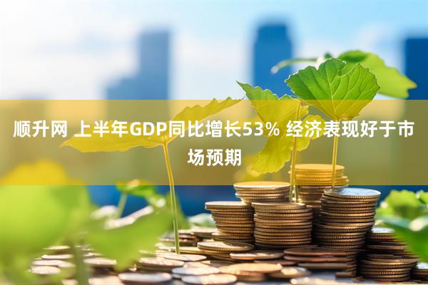顺升网 上半年GDP同比增长53% 经济表现好于市场预期