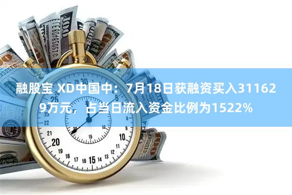 融股宝 XD中国中：7月18日获融资买入311629万元，占当日流入资金比例为1522%
