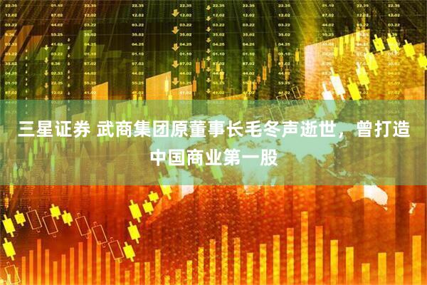 三星证券 武商集团原董事长毛冬声逝世，曾打造中国商业第一股